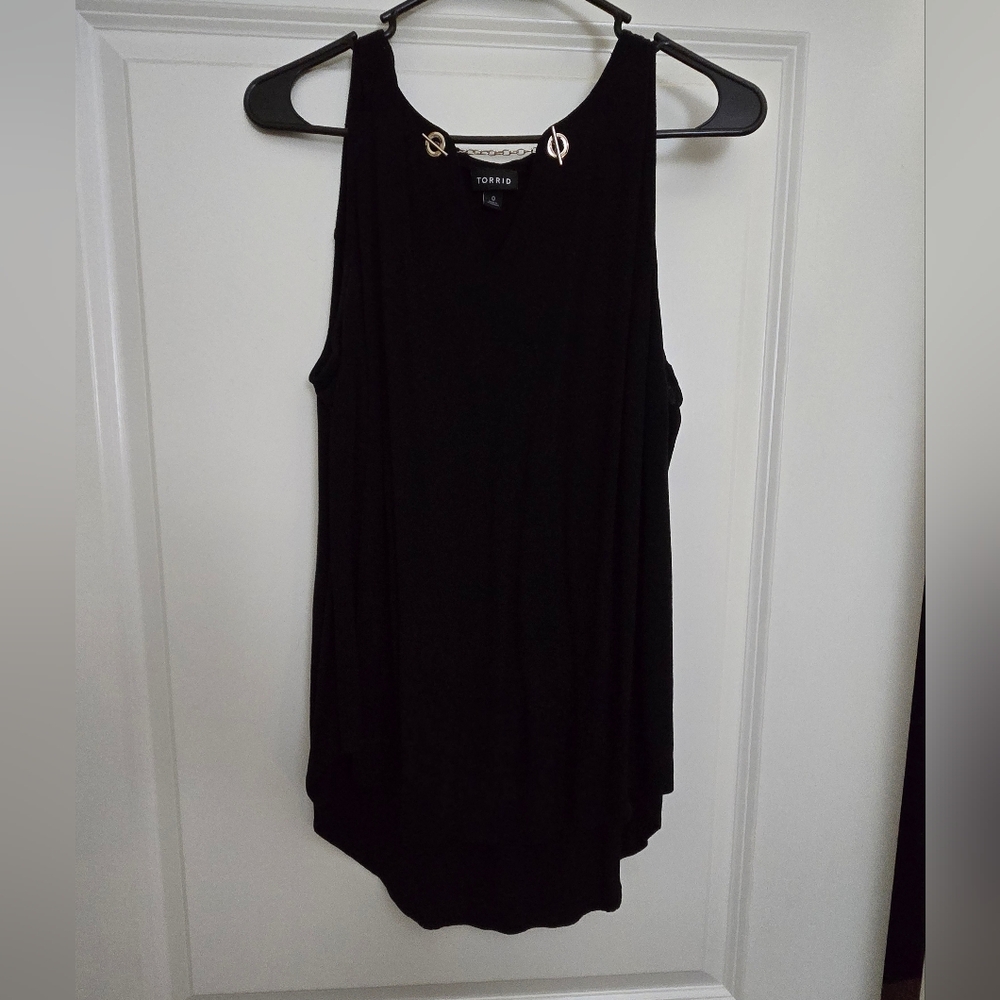 Torrid Black Sleeveless Top